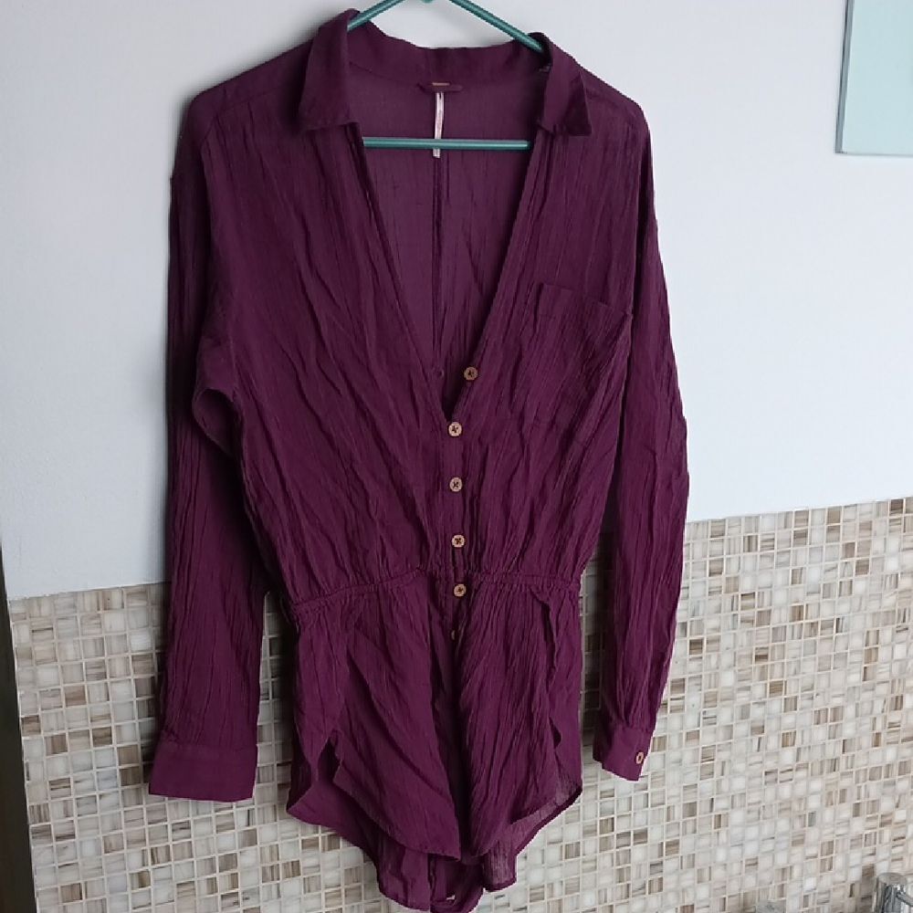 Free People Cotton Romper
